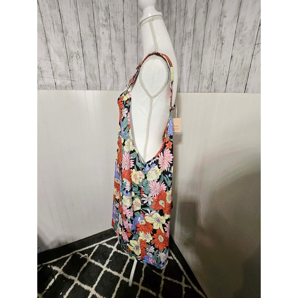 BloomChic NWT Floral Overall Pinafore Dress Size 22-24 Adjustable Strap - Picture 6 of 6